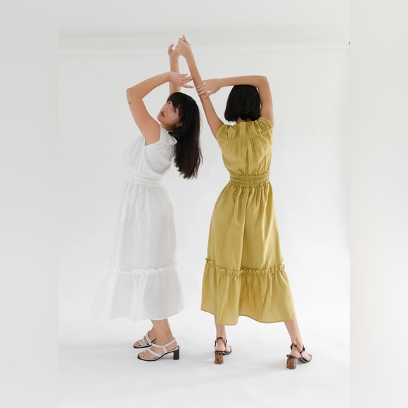 🫒Winona🫒 Boho Dress / Olive / Size L - Picture 4 of 11